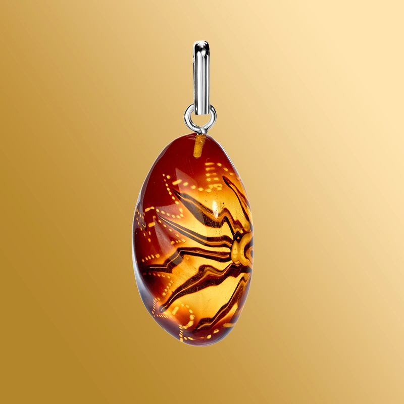 Кулоны янтарные